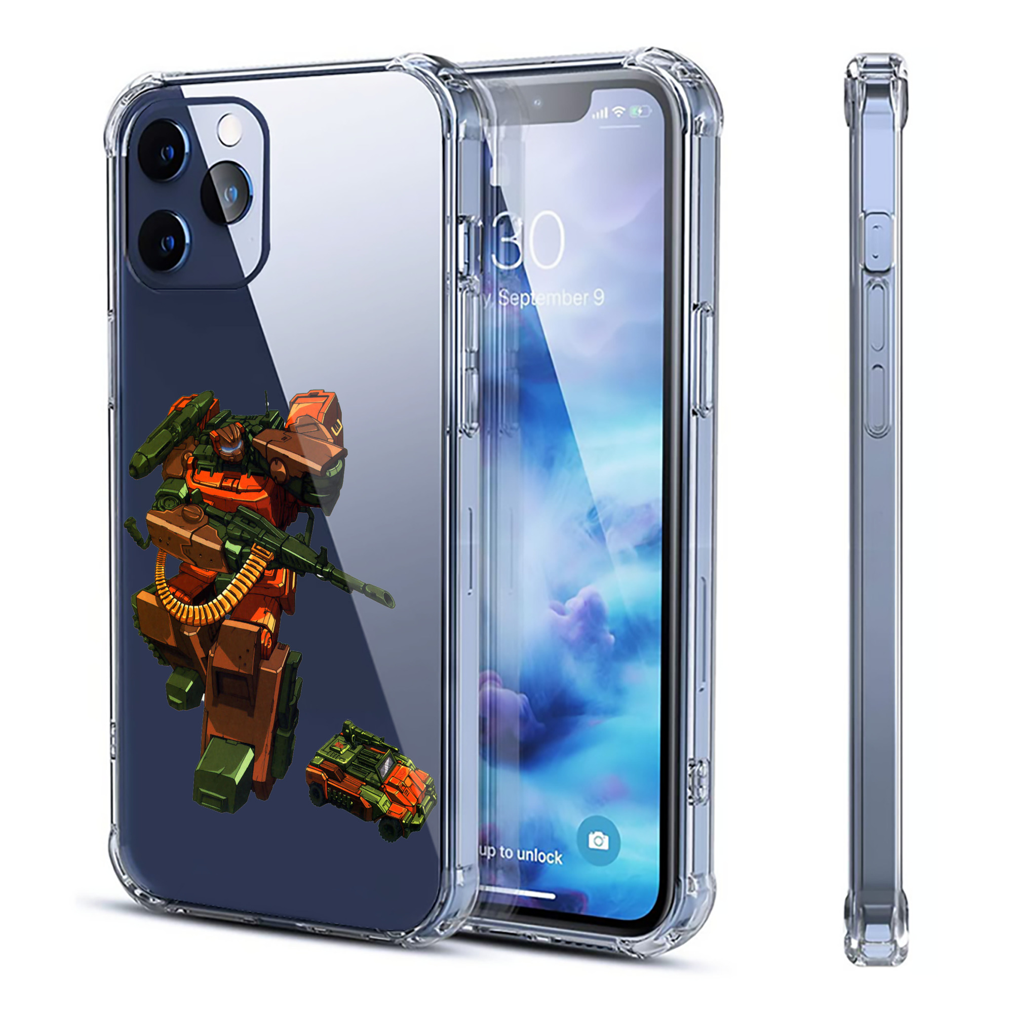 （画像用）  【iPhone 12シリーズ対応】透明スマホケース（クリアソフトケース）